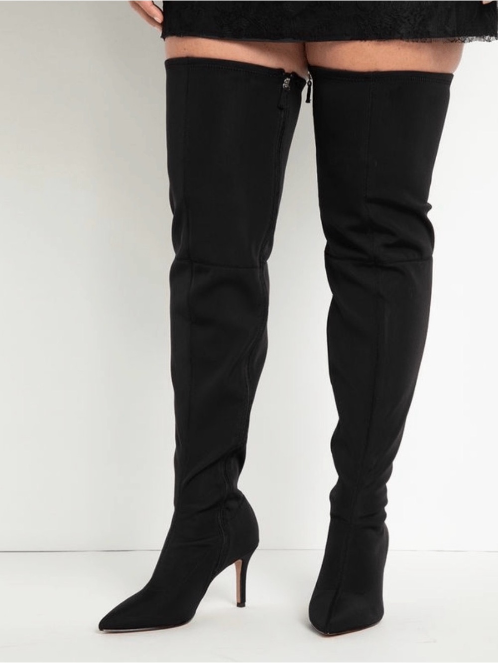 Eloquii Black Over the Knee Boots 10W